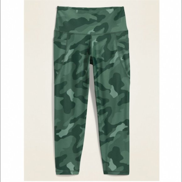 High-Waisted Workout Leggings w/ Side Pocket (NWT) - Picture 2 of 3